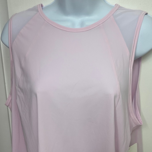 Lululemon Sculpt Cropped Tank Top, Meadowsweet Pink, Mesh, Size 12, LW1FDNS, NWT - Picture 2 of 9